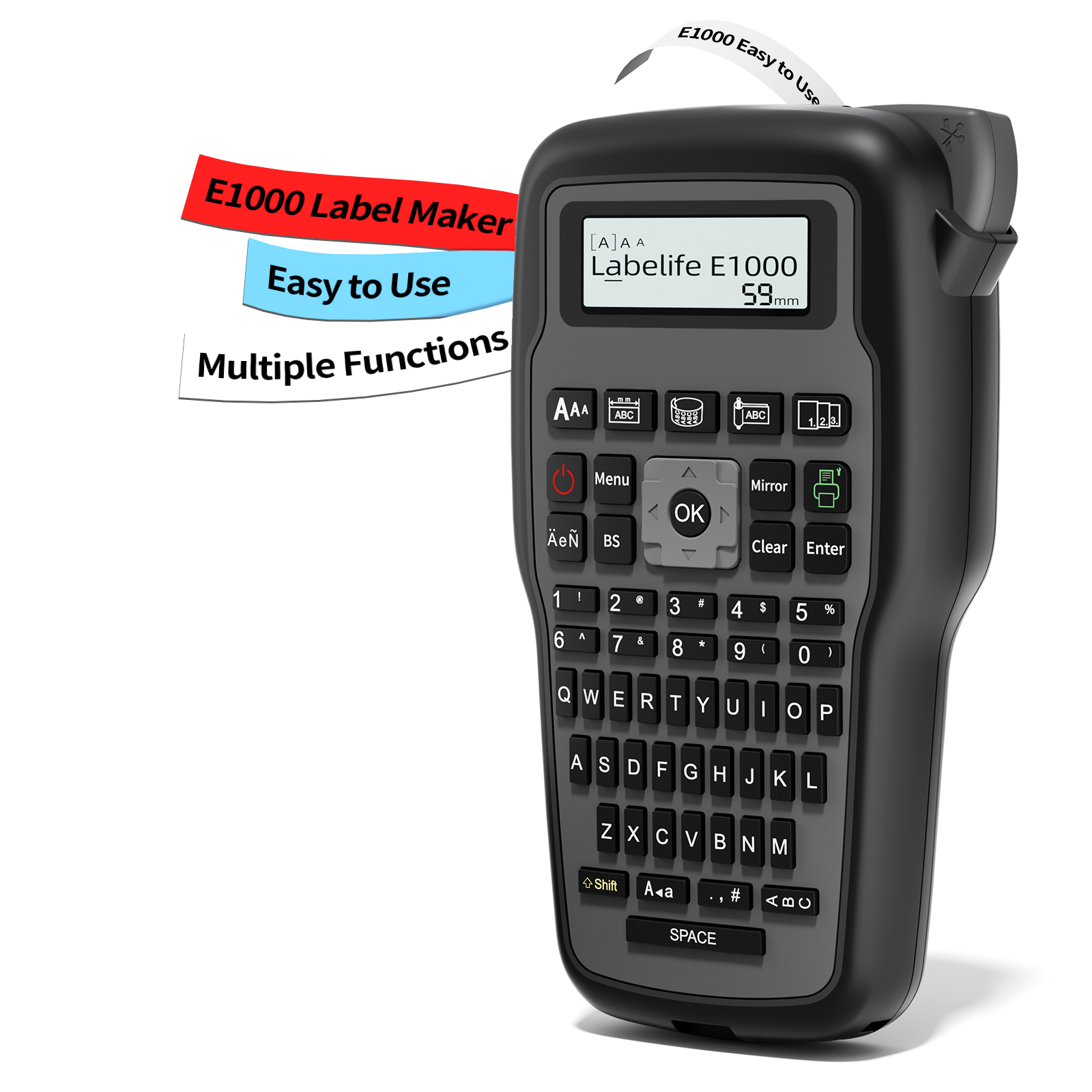 Label Maker - Machine à étiquettes industrielle E1000 Pro