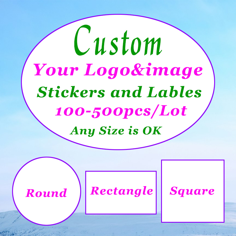 Label Maker - 500-100 pièces autocollants personnalisés étiquettes de