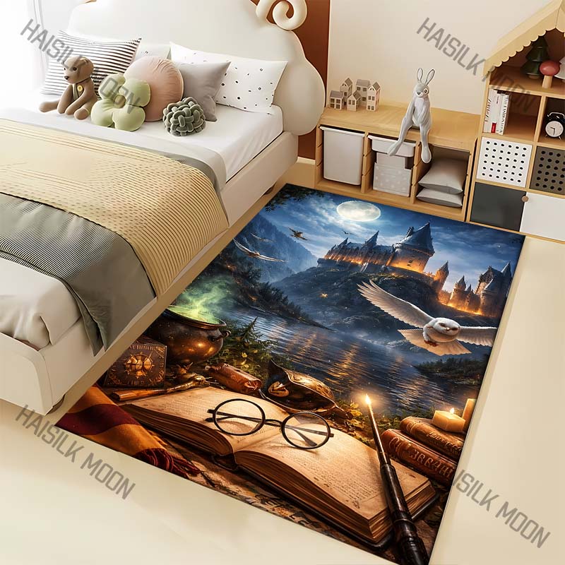 Commercial Book Printing Machines - Tapis imprimé avec motif de château
