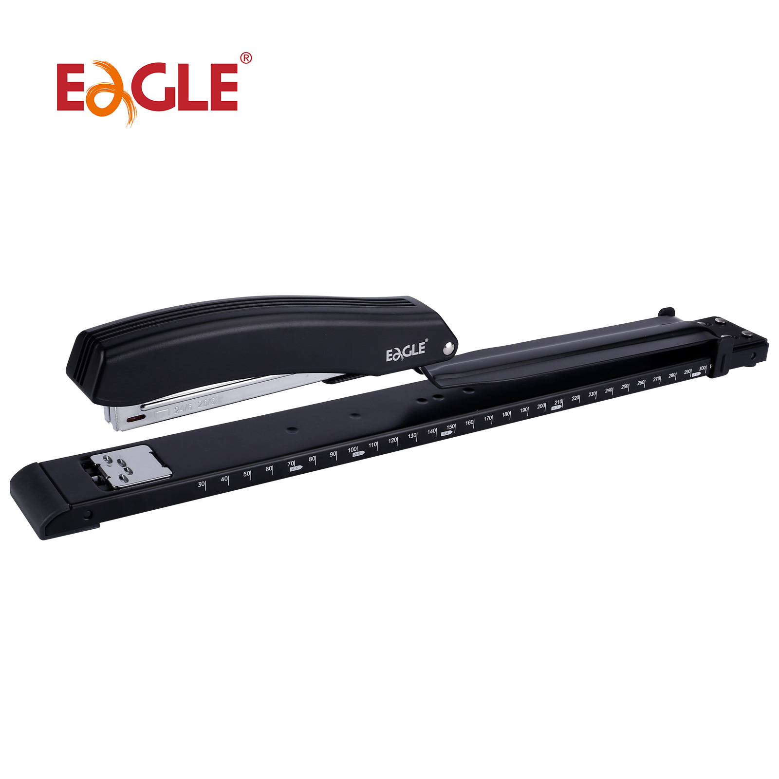 Stapler Heavy Duty - Agrafeuse Eagle LONG-ARM avec règle intégrée