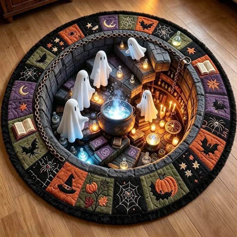 Tapis rond à illusion d'optiqu - Commercial Book Printing Machines avis et prix