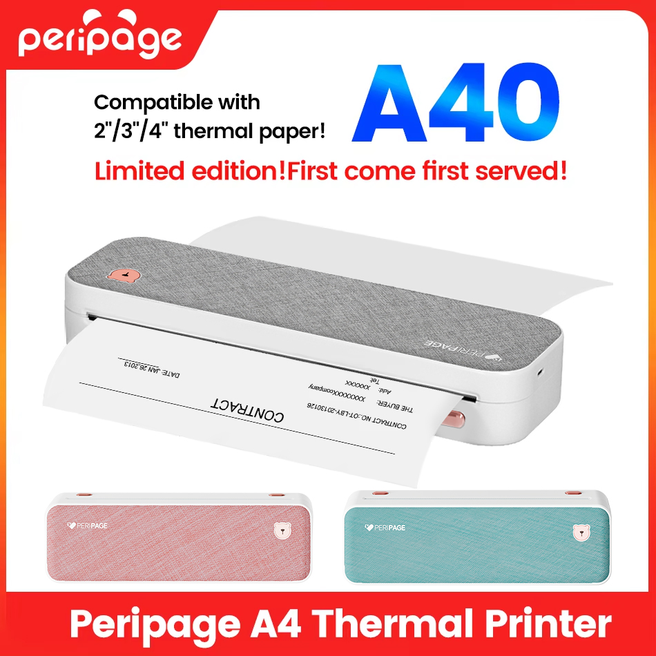 PeriPage-Imprimante Portable A - Commercial Book Printing Machines avis et prix