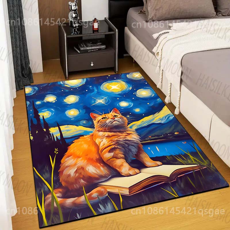 Tapis imprimé avec chat assis  - Commercial Book Printing Machines avis et prix