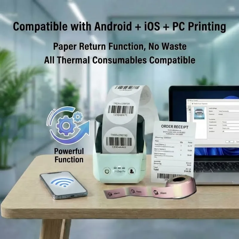 Mini imprimante thermique port - Barcode Printer avis et prix